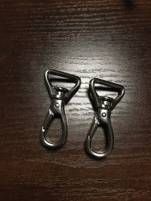 Karabinczyk srebrny nowy karabińczyki