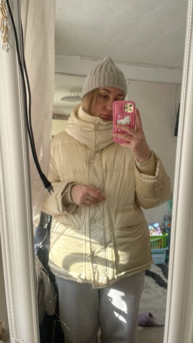 Куртка на пуховик на натуральному пуху