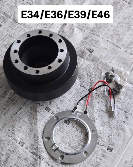 Переходник на руль спортивный проставка BMW E30 Е36 Е46 тонкий