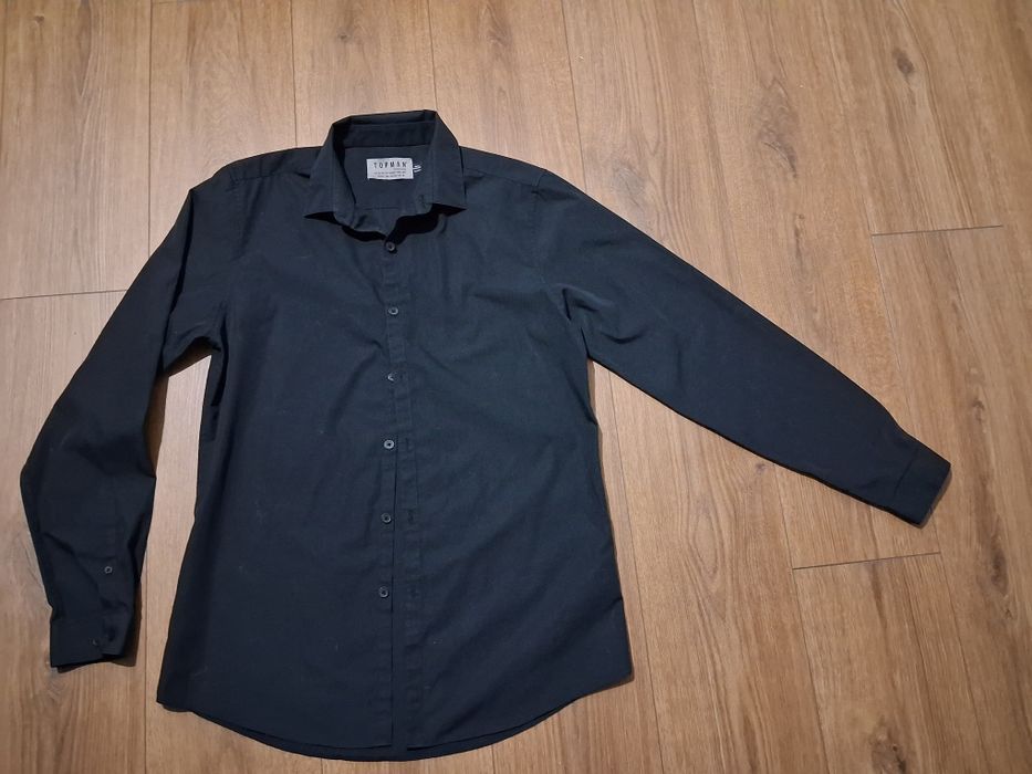 Koszula czarna TopMan, rozmiar M