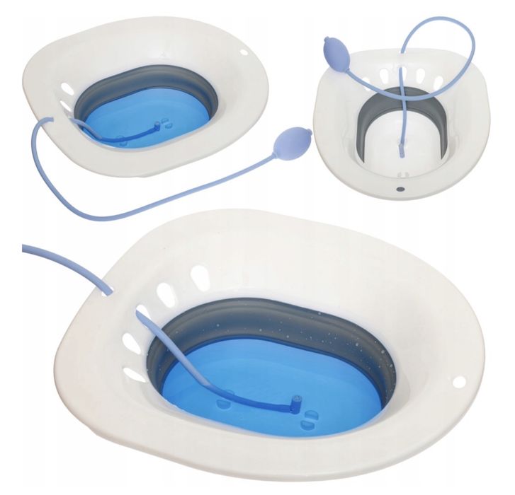 Bidet sanitarny na WC, miska do nasiadówek