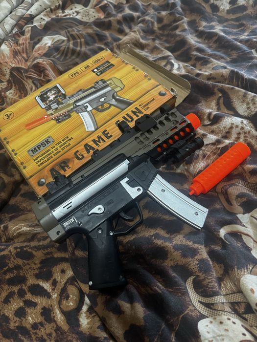 AR GAME GUN Дитячий ігровий автомат МР5К для гаджетів iPhone & android