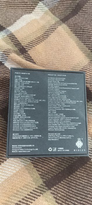 Плеер Hidizs ap 80