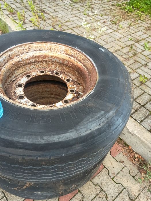 Koła opony z felgami bębnowymi 385/65r22.5 7szt