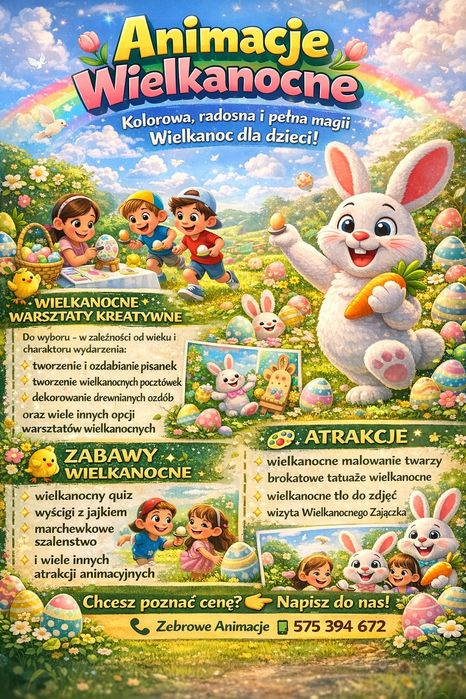 ANIMACJE,Animator,DMUCHAŃCE,Żywe maskotki,