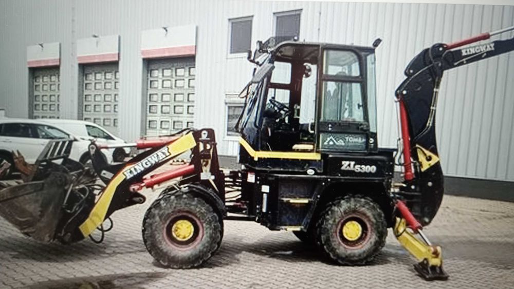 Koparko -ładowarka Kingway  o udźwigu 1600 kg