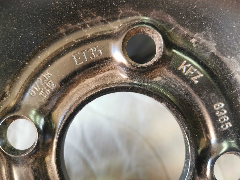 4x felga stalowa 6,5Jx15 Opel Astra H Tigra 4x100 ET35 nowe KFZ