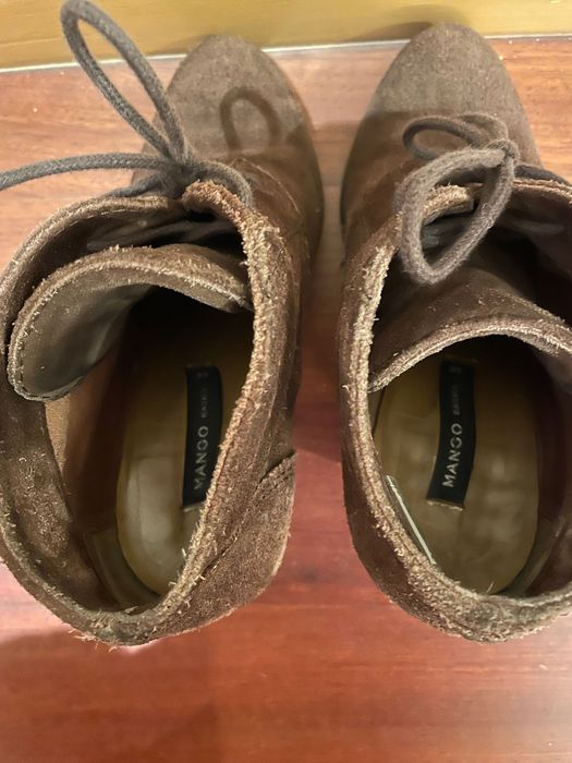 Botins de camurça Mango