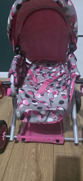 Wózek dla lalek 2w1  głęboki i spacerowy