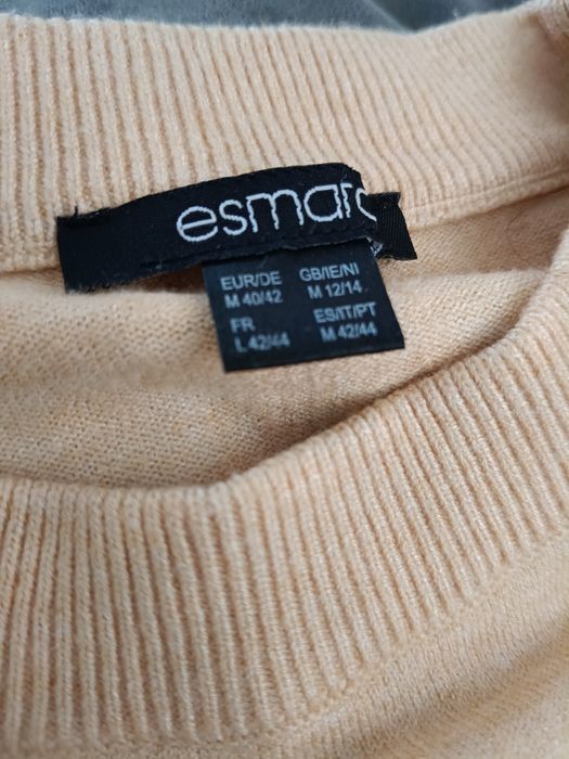 Sweter sweterek bluzka z ala perłami srebrnymi