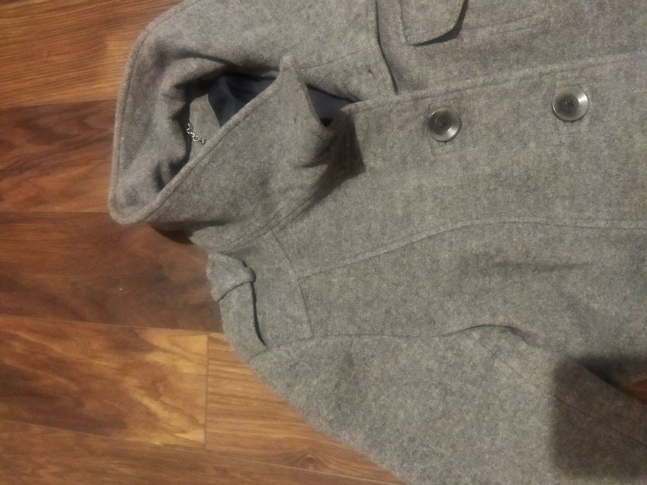 Elegancki zimowy płaszcz XL damski