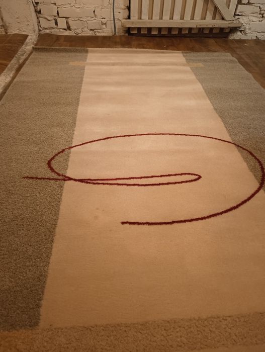 Dywan zadbany gruby, miękki.