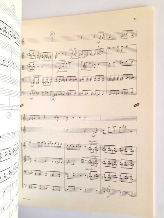 Muzyka na smyczki, trąbki i perkusje (nuty) - Grażyna Bacewicz