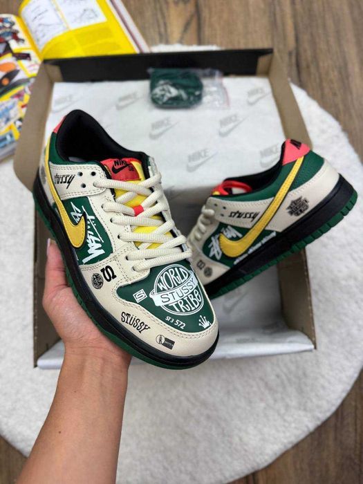 Мужские кроссовки Nike SB Dunk Low x Stussy "BMW M3" 40-46