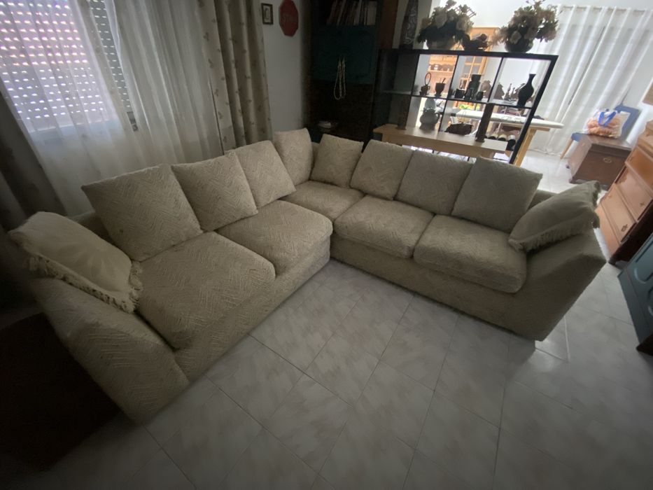 Sofá tecido  bom estado