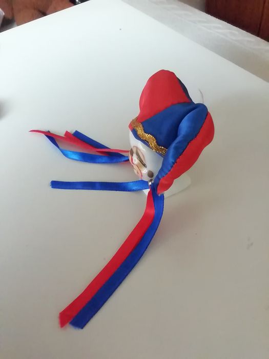 Cabeça de arlequim/palhaço