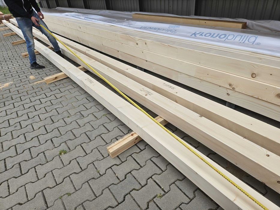 Kantówka 10x10 KVH C24 - 13m Drewno Konstrukcyjne Belka 100x100