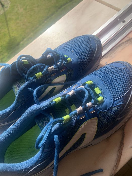 Sapatilhas “Kalenji” homem tamanho 43 azul/amarelo fluorescente