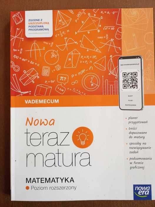 Książka Matematyka Nowa Teraz matura vademecum poziom rozszerzony
