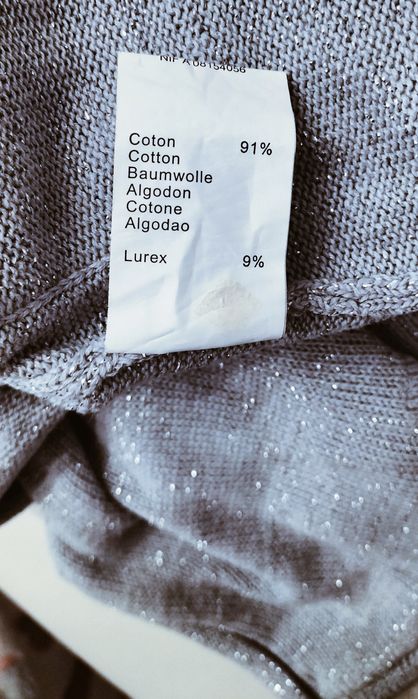 Piękna sukienka szara ze srebrną nitką 4 lata White City by Lisa Rose