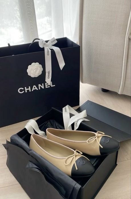Baleriny na wzor Chanel