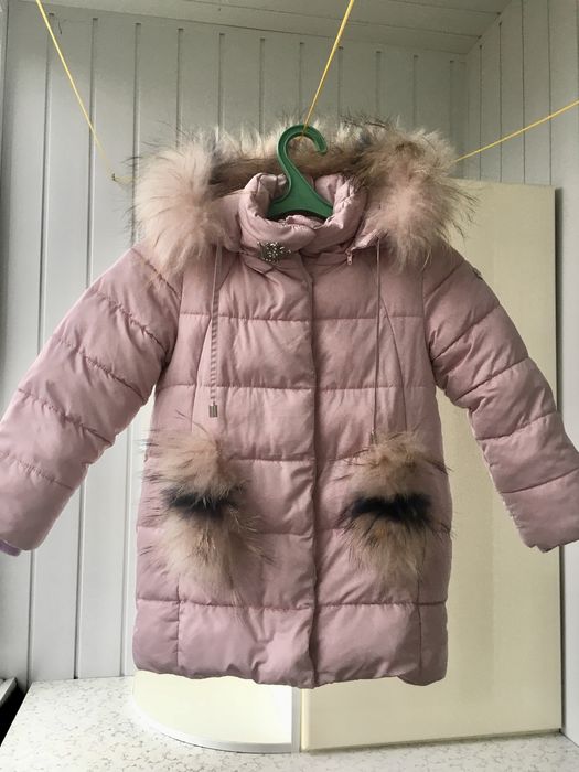Зимовий пуховик для дівчинки