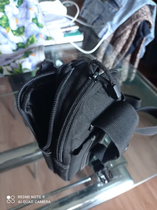 Saszetka militarna męsko damska Czarna.