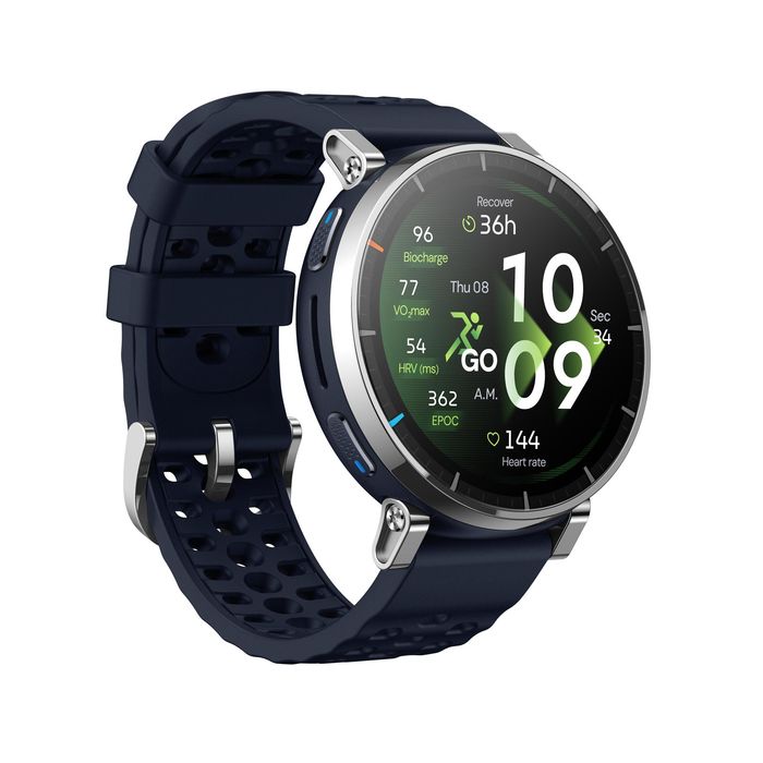 Relógio conectado GPS Amazfit Active 3 Premium Atlas Blue