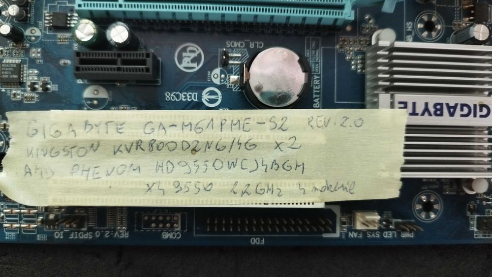 Gigabyte GA-M61PME -S2 Rev. 2.0