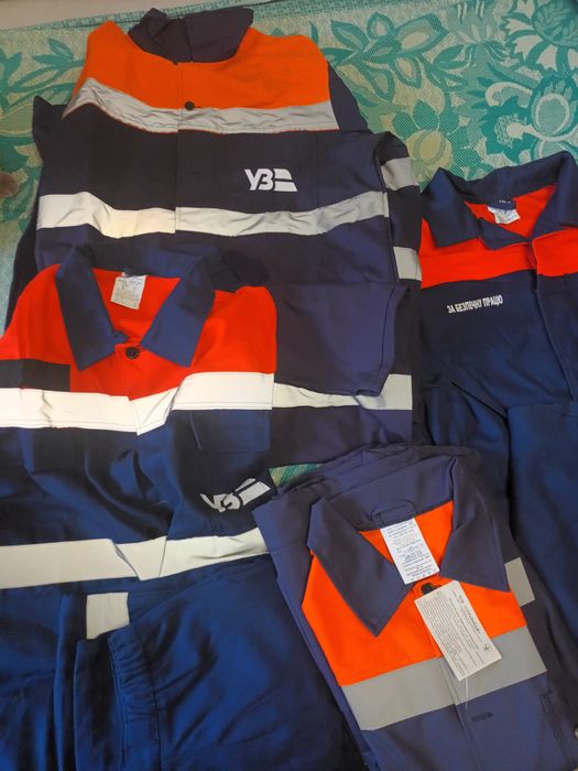 Рабочий костюм,лето,5 комплектов,56-58 размер