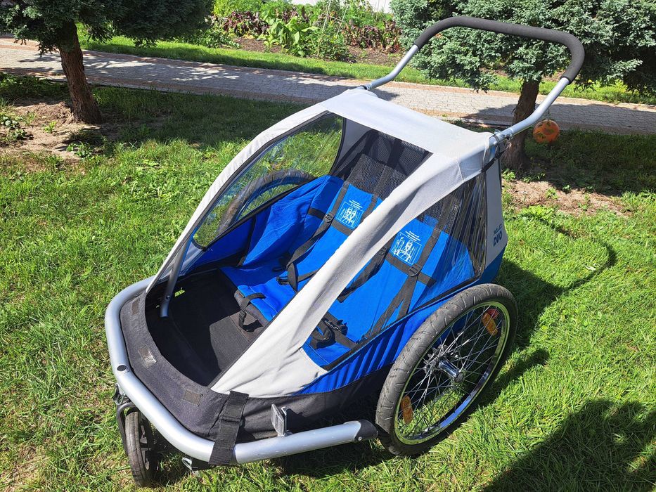 Przyczepka rowerowa XLC DUO 2 Niebieska