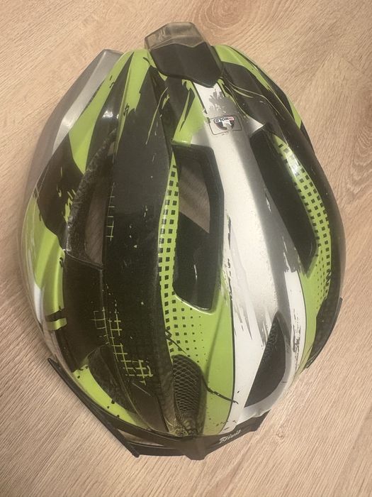 Crivit kask rowerowy 49-54cm z oświetleniem