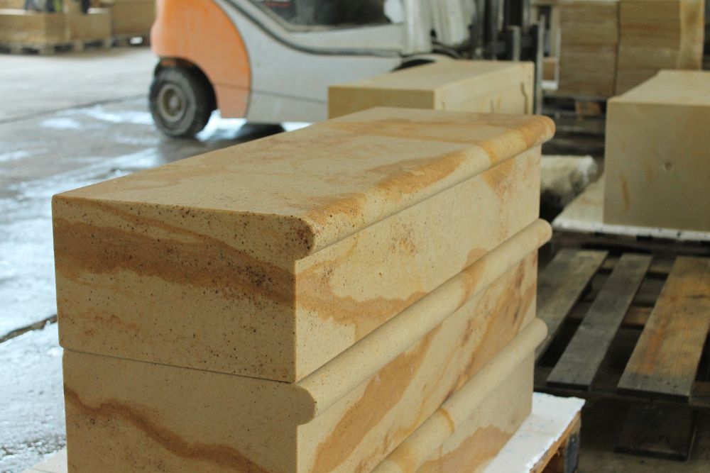 ~27~ Schody kamienne bloki piaskowca schody z piaskowca mrozoodporne