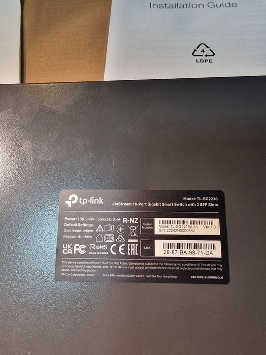Switch TP-Link OMADA