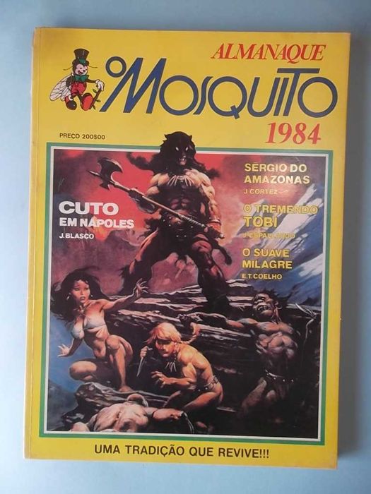 O MOSQUITO - 4 Almanaques (completo) mais 1 revista.