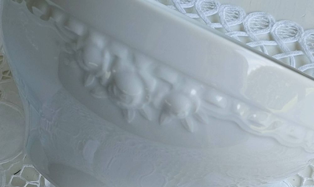 Royal Dragon drache-modell exclusiv Śliczna misa, biała porcelana zdob