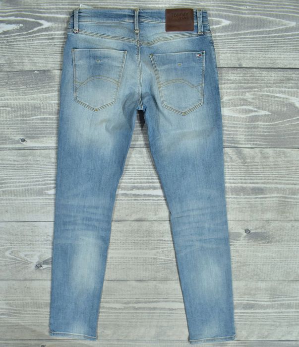 Tommy Hilfiger Slim Scanton Dżinsy Męskie Czarne W29 L32