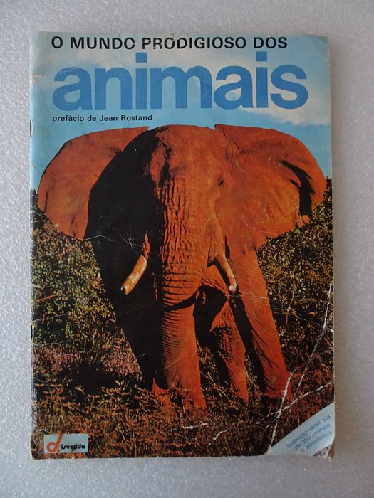 Caderneta de cromos O Mundo Prodigioso dos Animais (tem 45 cromos)