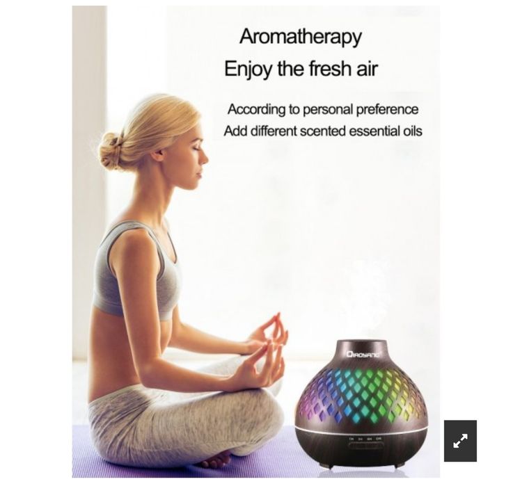 Difusor de aromas com controlo remoto e luzes Led,de 400 ml Novo.