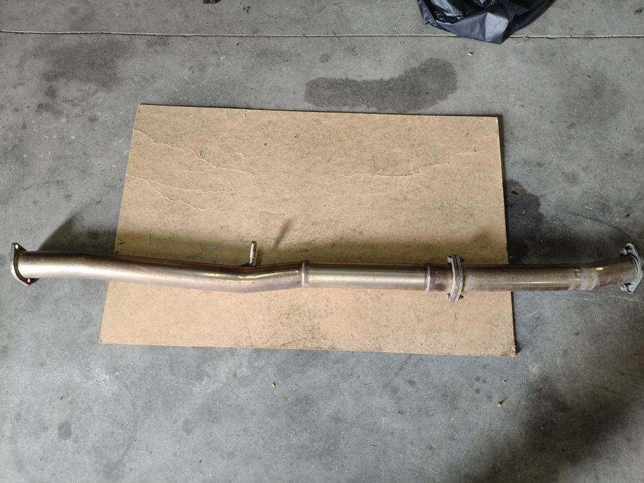 Linha escape 76mm subaru com panela varex de válvula