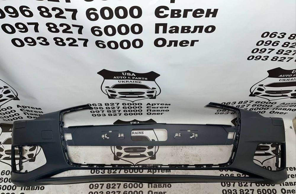 AUDI A6 C8 Бампер передній (ліцензія) 2019-23