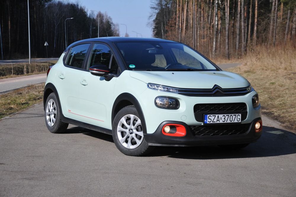 Citroën C3 Wyjątkowy Citroen C3 1.2 PureTech (2018) – Komfort ! Piękny kolor!