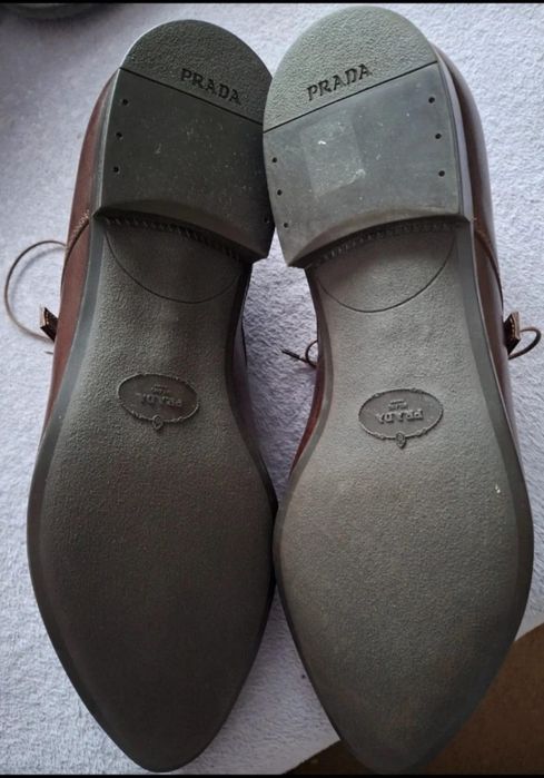 Męskie buty PRADA derby Oxfords