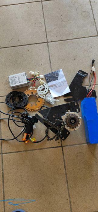Konwersja na Rower elektryczny silnik bateria sterownik