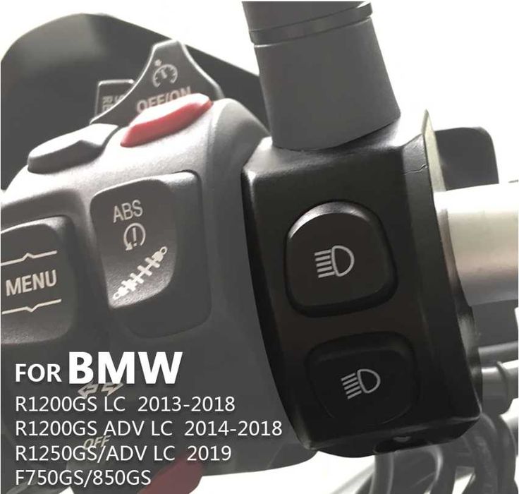 Комплект додаткових LED фар на BMW R1200GS Adv, R1250GS Adv