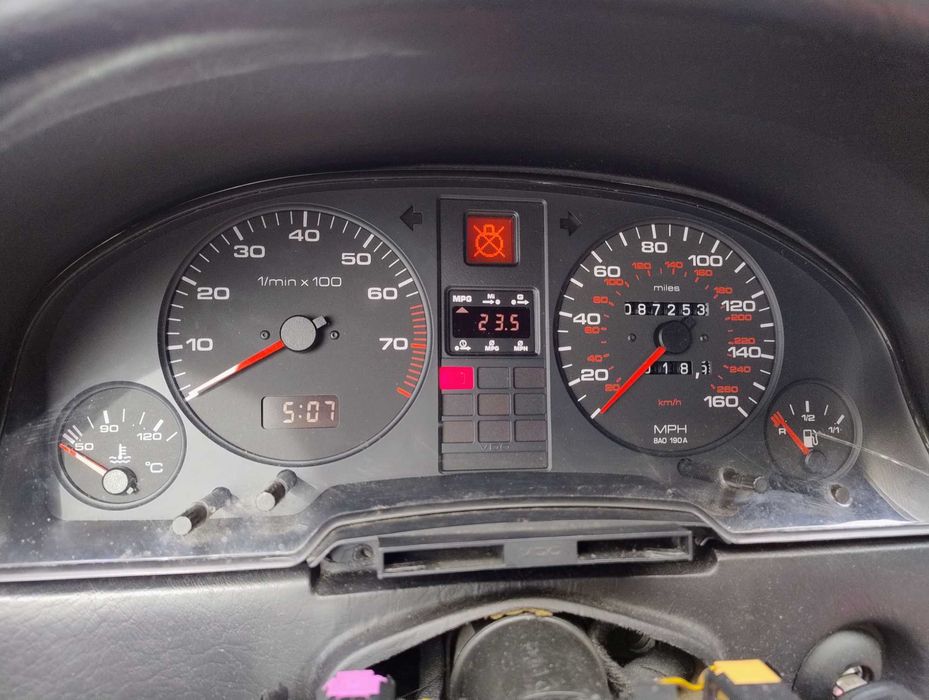 Audi 80 B4 Cabrio 2.6 2.8 V6 Licznik Obrotomierz Moduł AC BC 8A0'919035S Zegary Komputer Zegarek