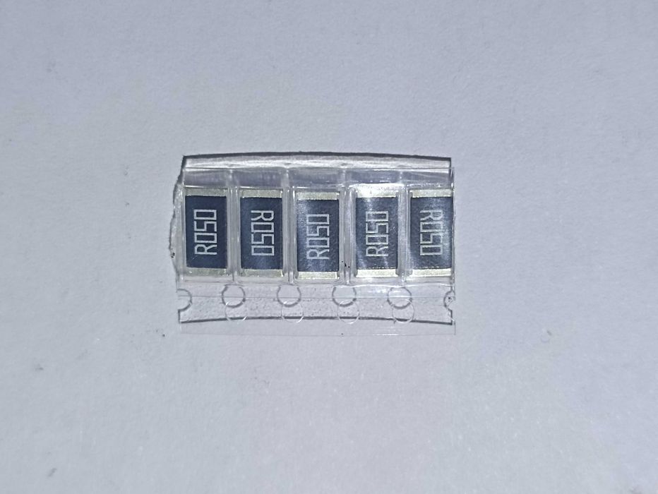 50шт Набор резисторів SMD 2512 0,001-0,015-0,1 0.005-0,01 02-05-1Ом