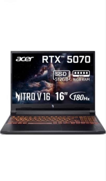 Acer Nitro V 16 AI ANV16-42-R7BK (NH.U1FEU.002) Shale Black