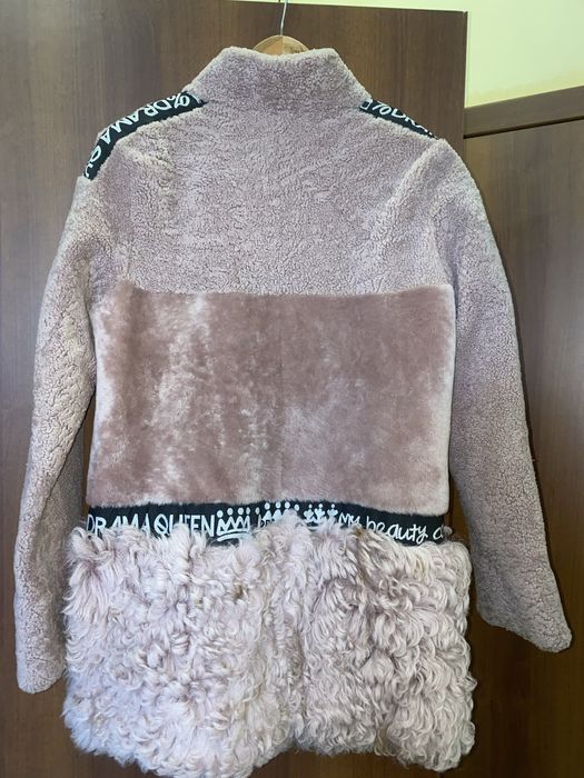 Полушубок удлиненный натуральная овчина