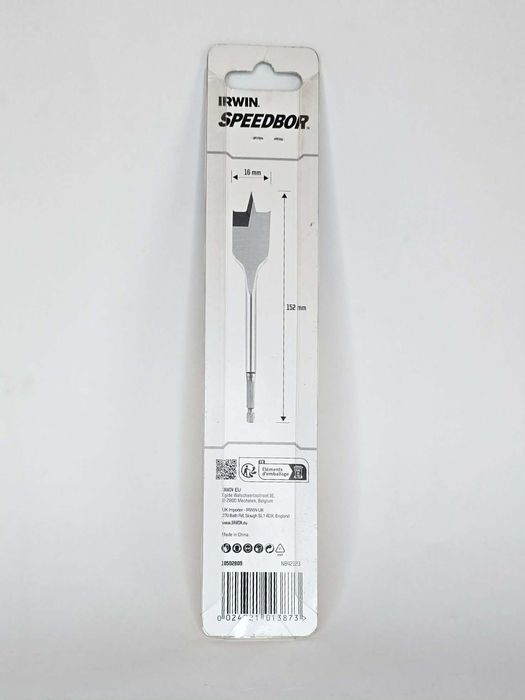 Irwin Speedbor wiertło płaskie łopatkowe piórkowe do drewna 16x152 mm Hex1/4 cala